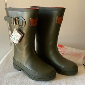 Joules Boy's Rains Olive Toddler Size 12